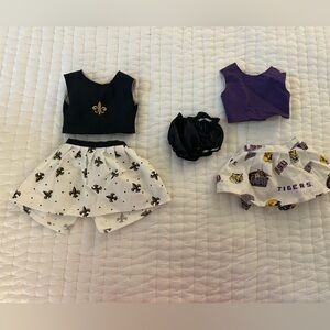 Louisiana Football American Girl doll outfits